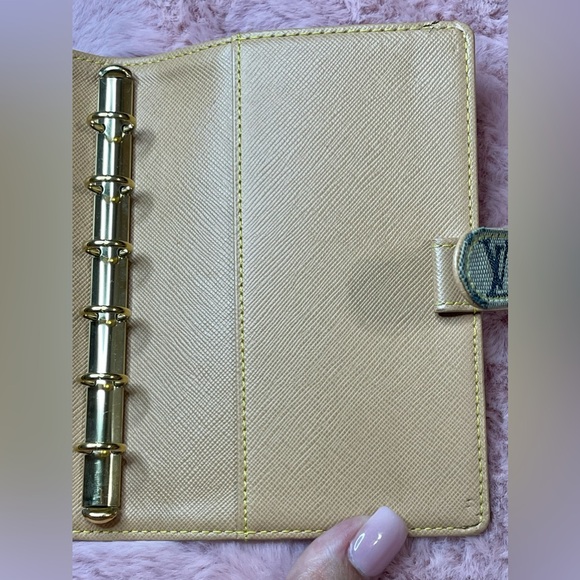 Louis Vuitton Monogram Mini Lin Small Ring Agenda PM Size - CA1010 - Picture 9 of 10